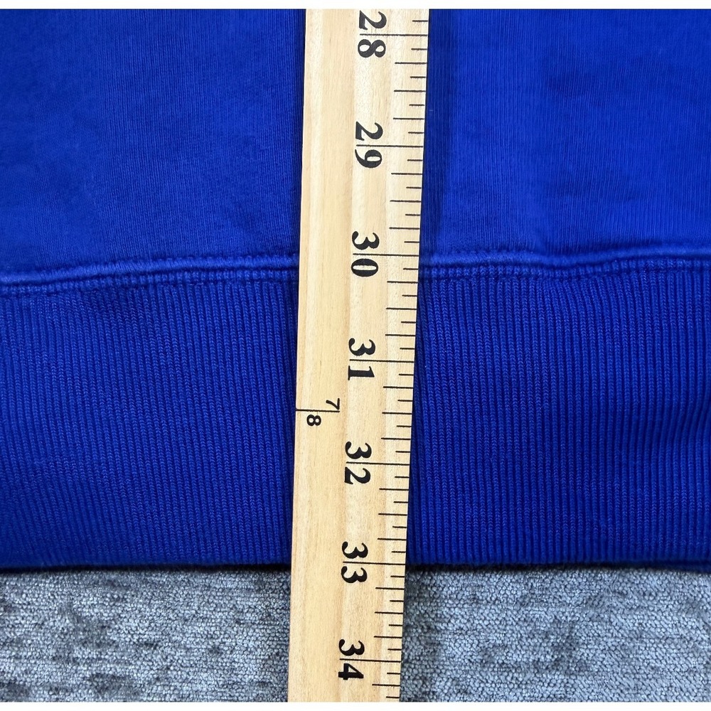 Polo Ralph Lauren Sweatshirt Dress Logo Tape Blue White M - Picture 9 of 9